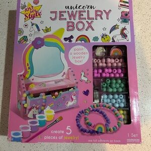 Just My Style Unicorn Jewelry Box Craft Kit